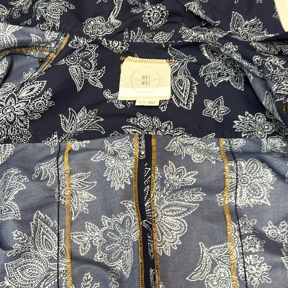 RAINCOAT ☔️ CUTEST ONE AROUND! HEI HEI Navy & White Print Raincoat - Picture 11 of 15